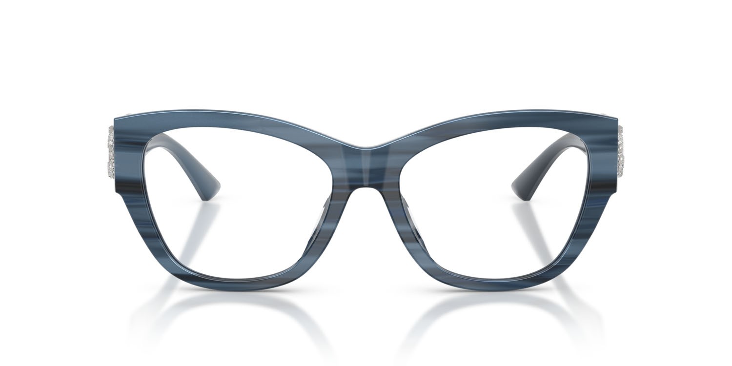 Eyeglasses Jimmy Choo JC 3033BU (5072) color navy a righe shape pantos lenses lente demo