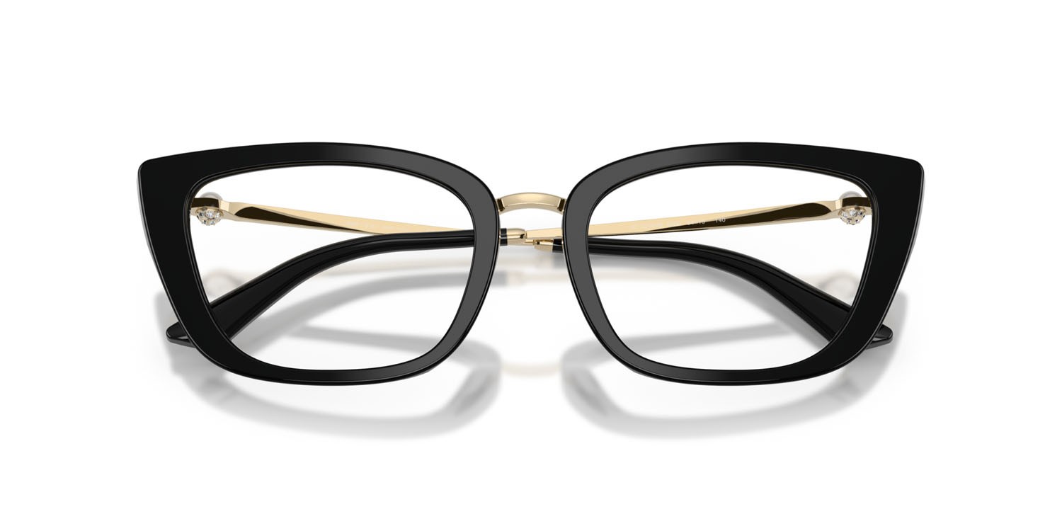 Eyeglasses Jimmy Choo JC 3034HB (5000) color nero shape cat eye lenses lente demo