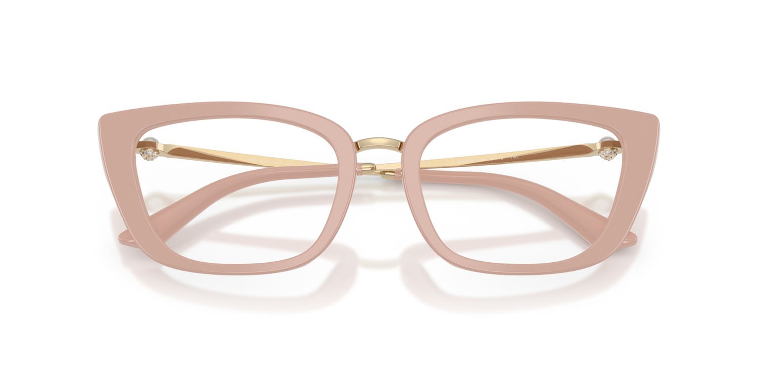 Eyeglasses Jimmy Choo JC 3034HB (5014) color rosa shape cat eye lenses lente demo