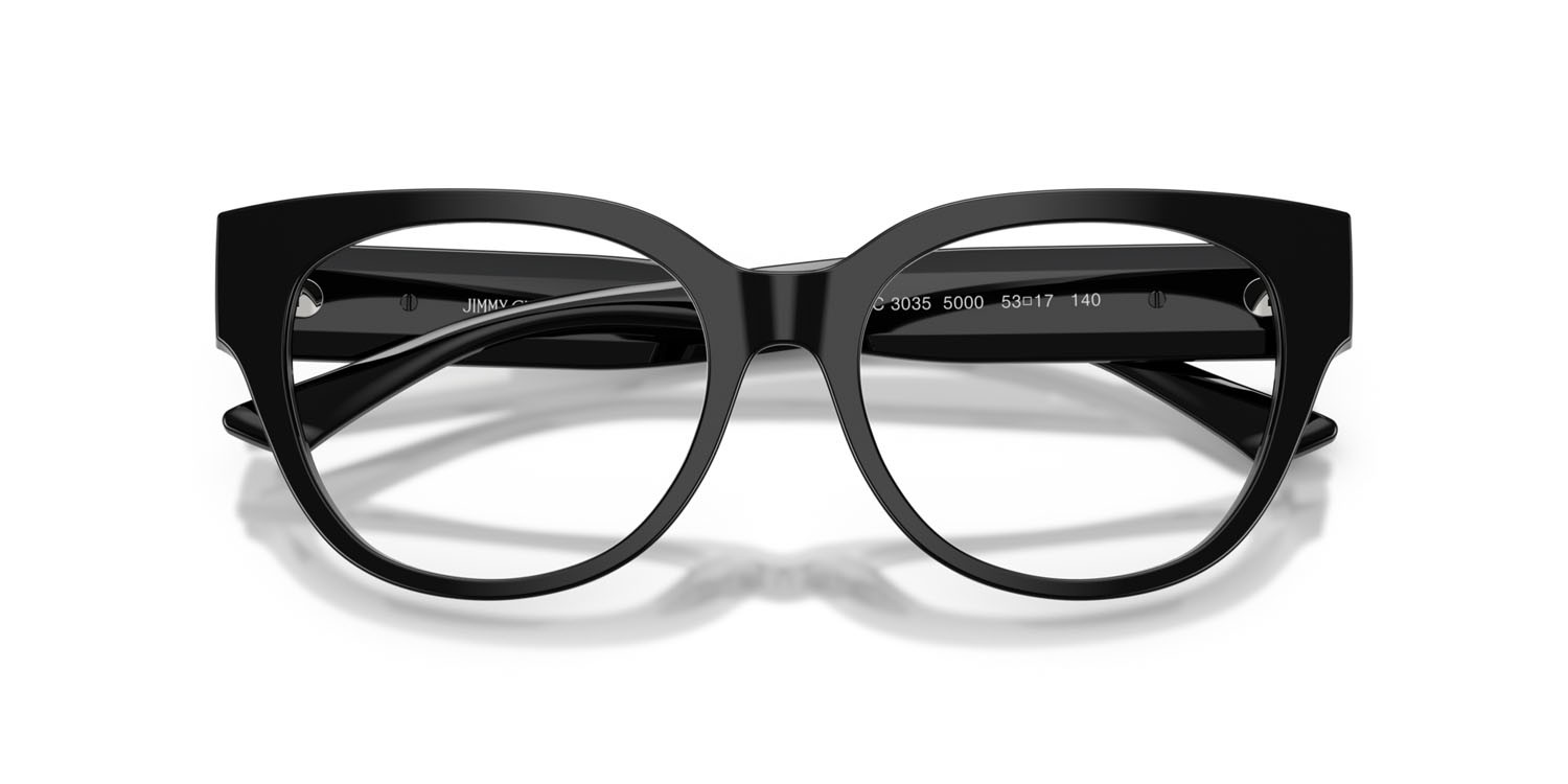 Eyeglasses Jimmy Choo JC 3035 (5000) color nero shape pantos lenses lente demo
