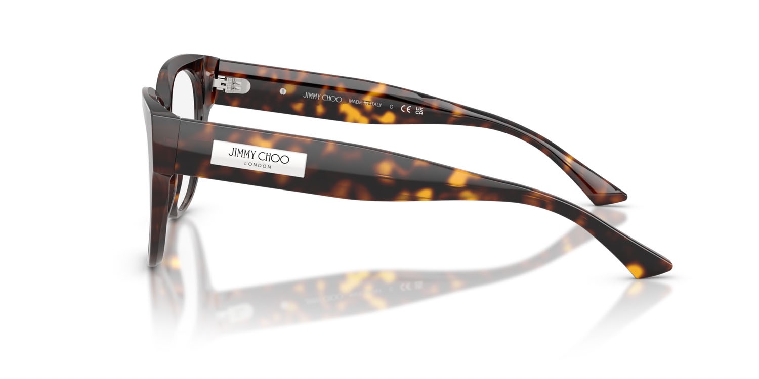 Eyeglasses Jimmy Choo JC 3035 (5002) color havana shape pantos lenses lente demo