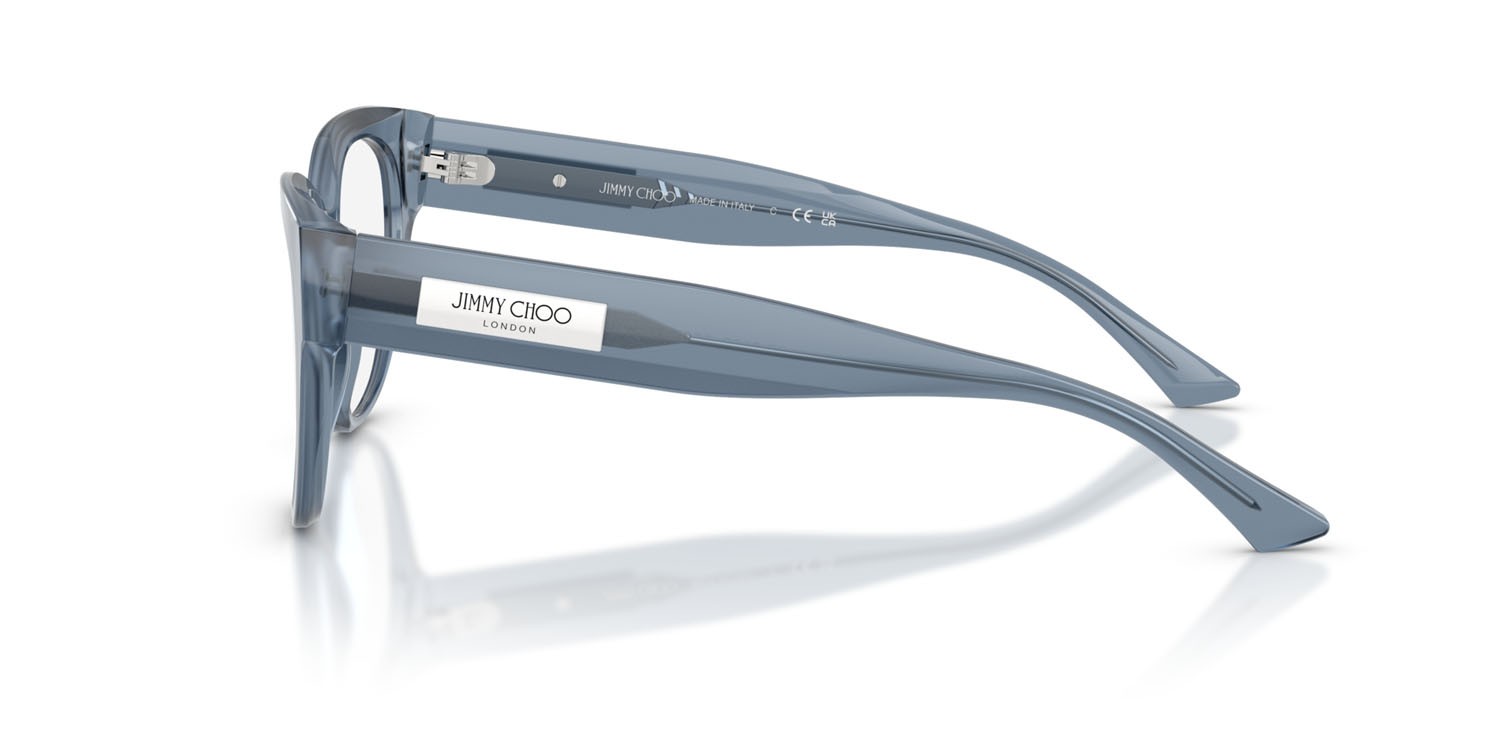 Eyeglasses Jimmy Choo JC 3035 (5067) color denim opale shape pantos lenses lente demo