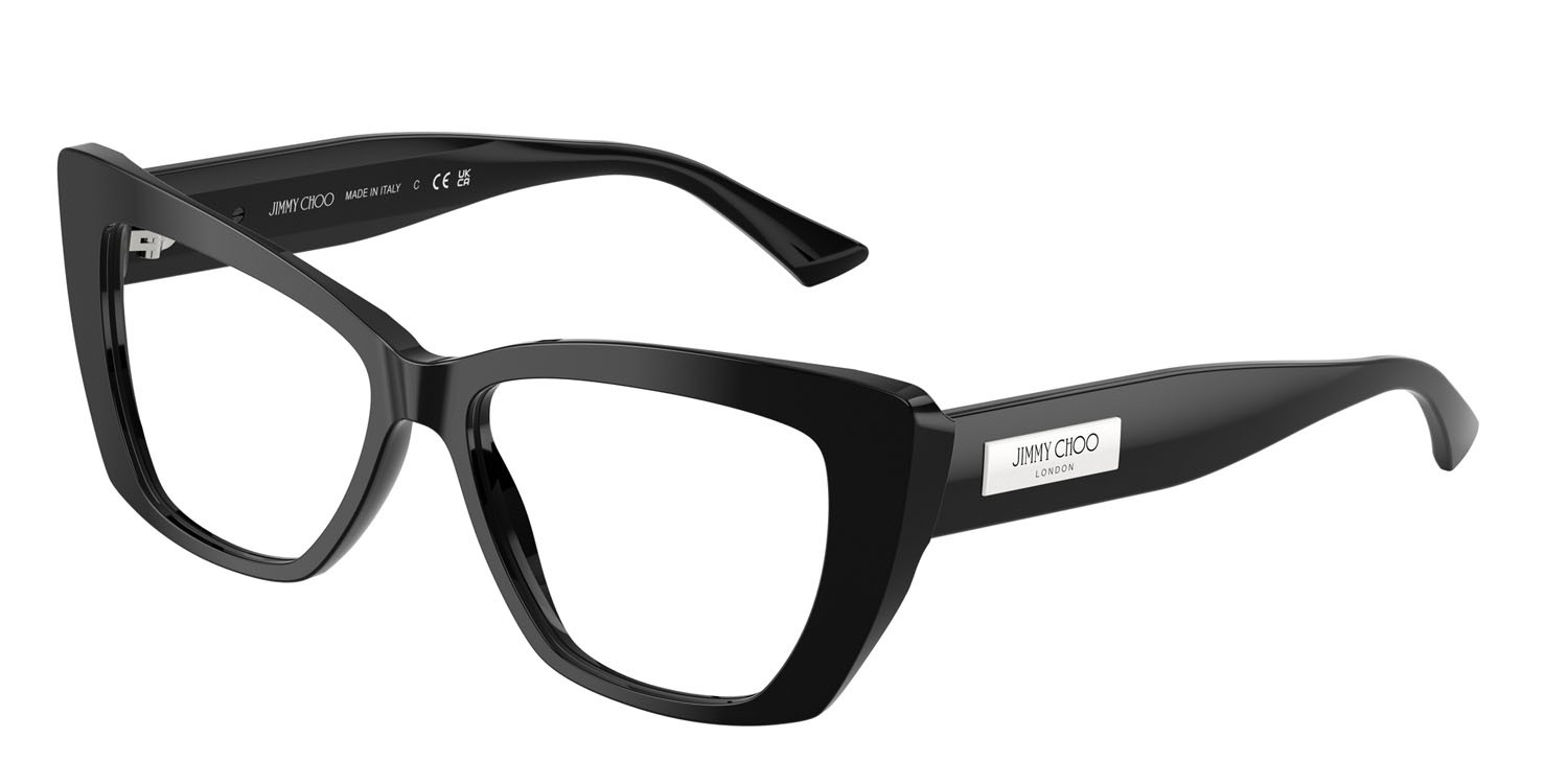 Eyeglasses Jimmy Choo JC 3036 (5000) color nero shape cat eye lenses lente demo