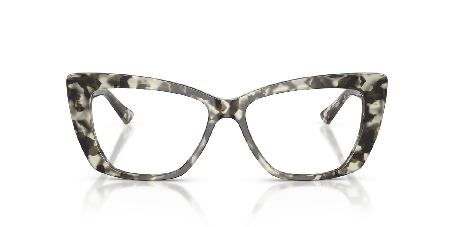 Eyeglasses Jimmy Choo JC 3036 (5068) color opale avana latte shape cat eye lenses lente demo