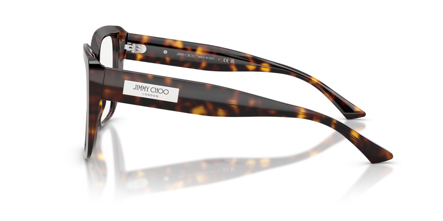 Eyeglasses Jimmy Choo JC 3037 (5002) color havana shape square lenses lente demo