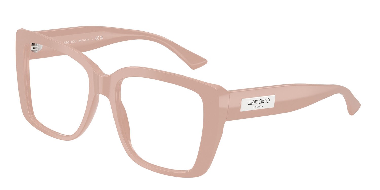 Eyeglasses Jimmy Choo JC 3037 (5014) color rosa shape square lenses lente demo