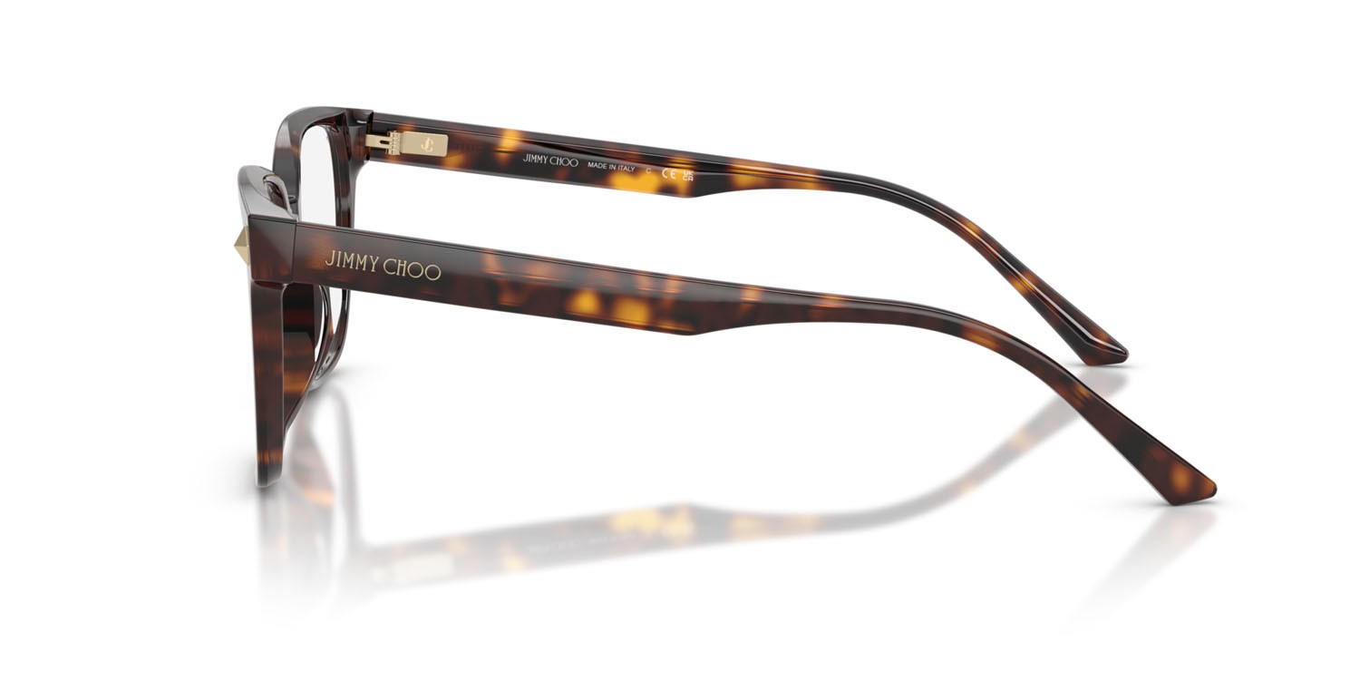 Eyeglasses Jimmy Choo JC 3038D (5002) color havana shape square lenses lente demo