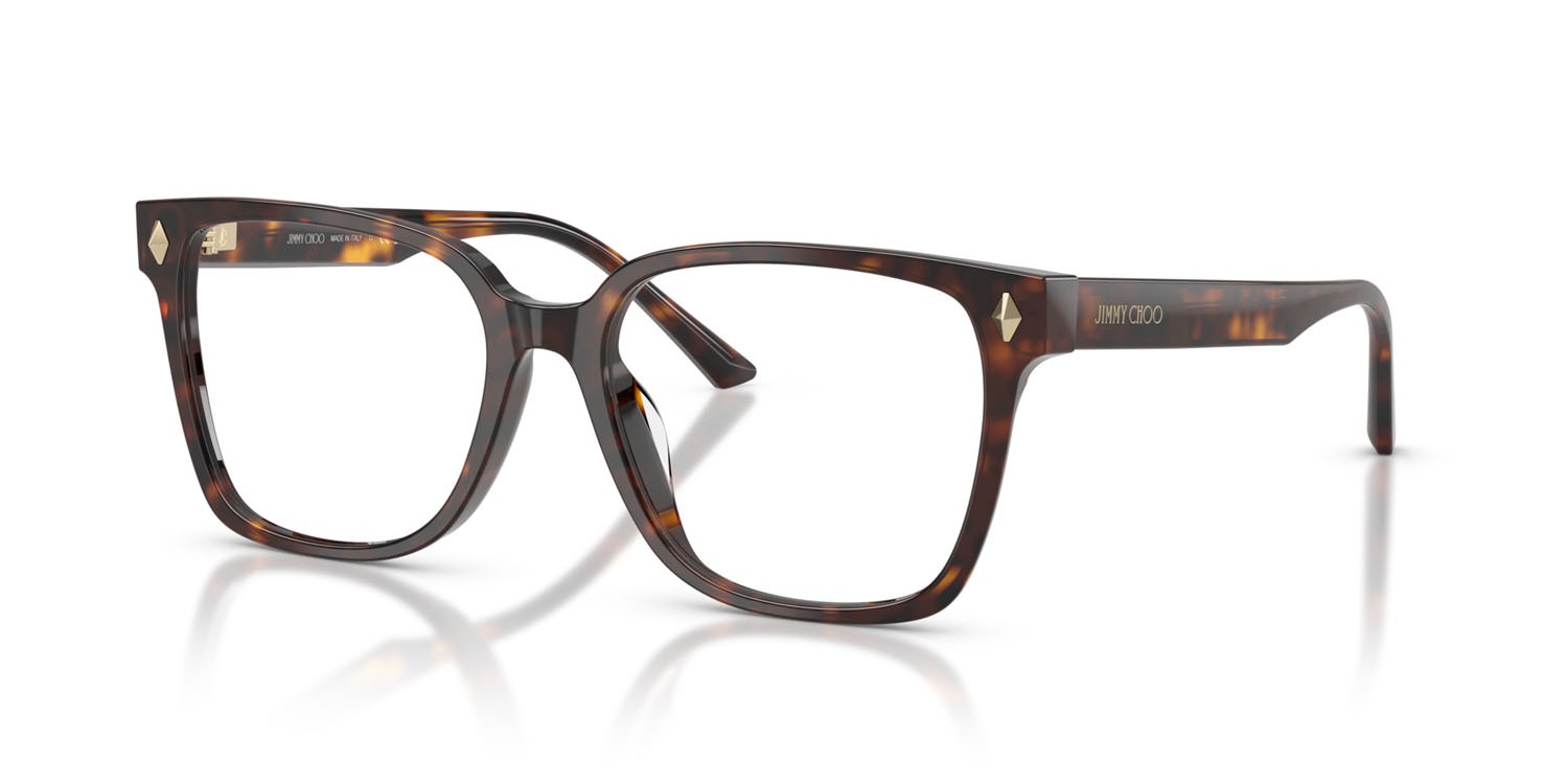 Eyeglasses Jimmy Choo JC 3038D (5002) color havana shape square lenses lente demo