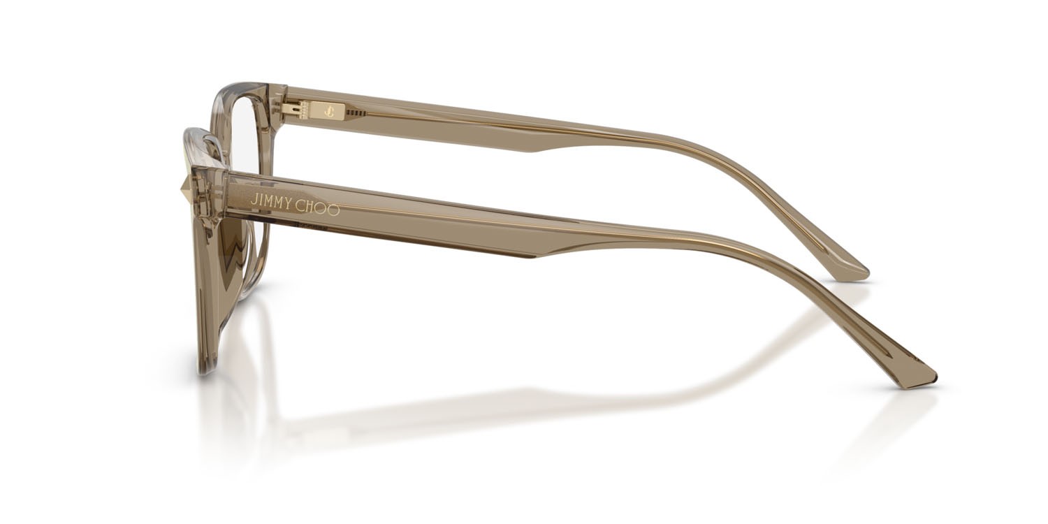 Eyeglasses Jimmy Choo JC 3038D (5051) color marrone trasparente shape square lenses lente demo