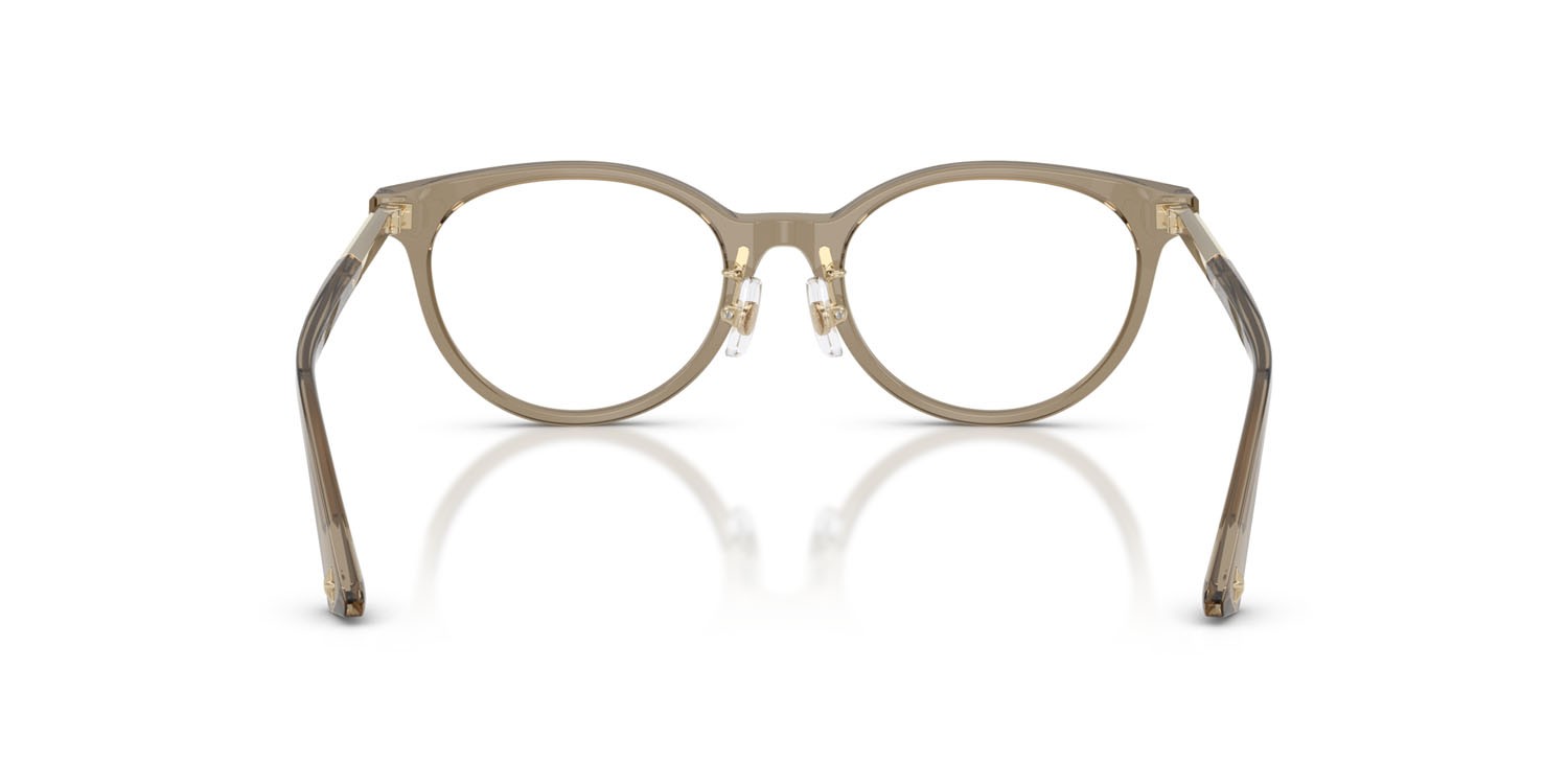 Eyeglasses Jimmy Choo JC 3039D (5051) color marrone trasparente shape round lenses lente demo