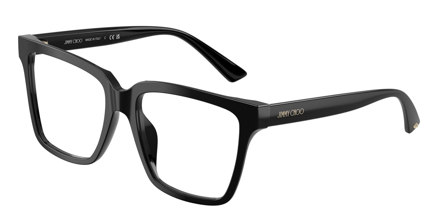 Eyeglasses Jimmy Choo JC 3040U (5000) color nero shape square lenses lente demo