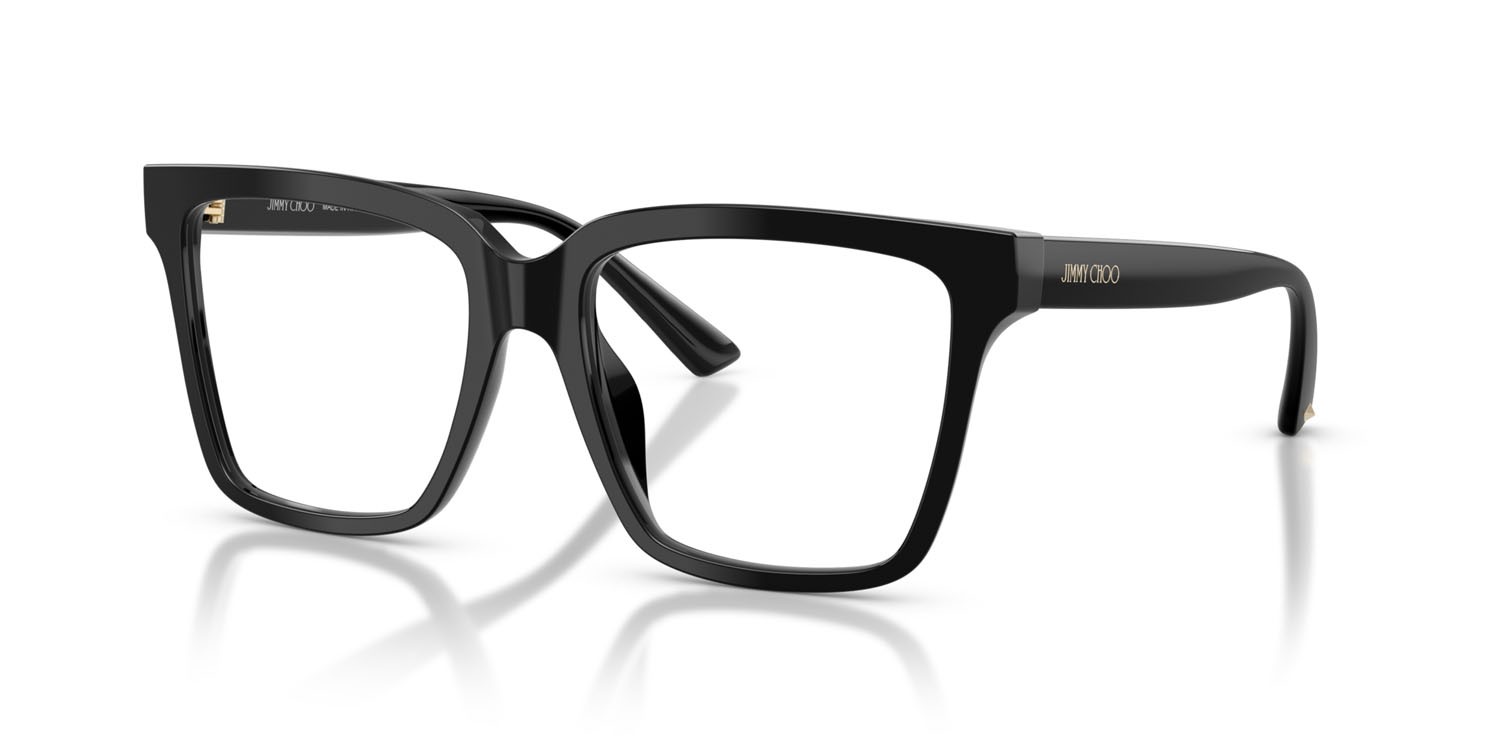 Eyeglasses Jimmy Choo JC 3040U (5000) color nero shape square lenses lente demo