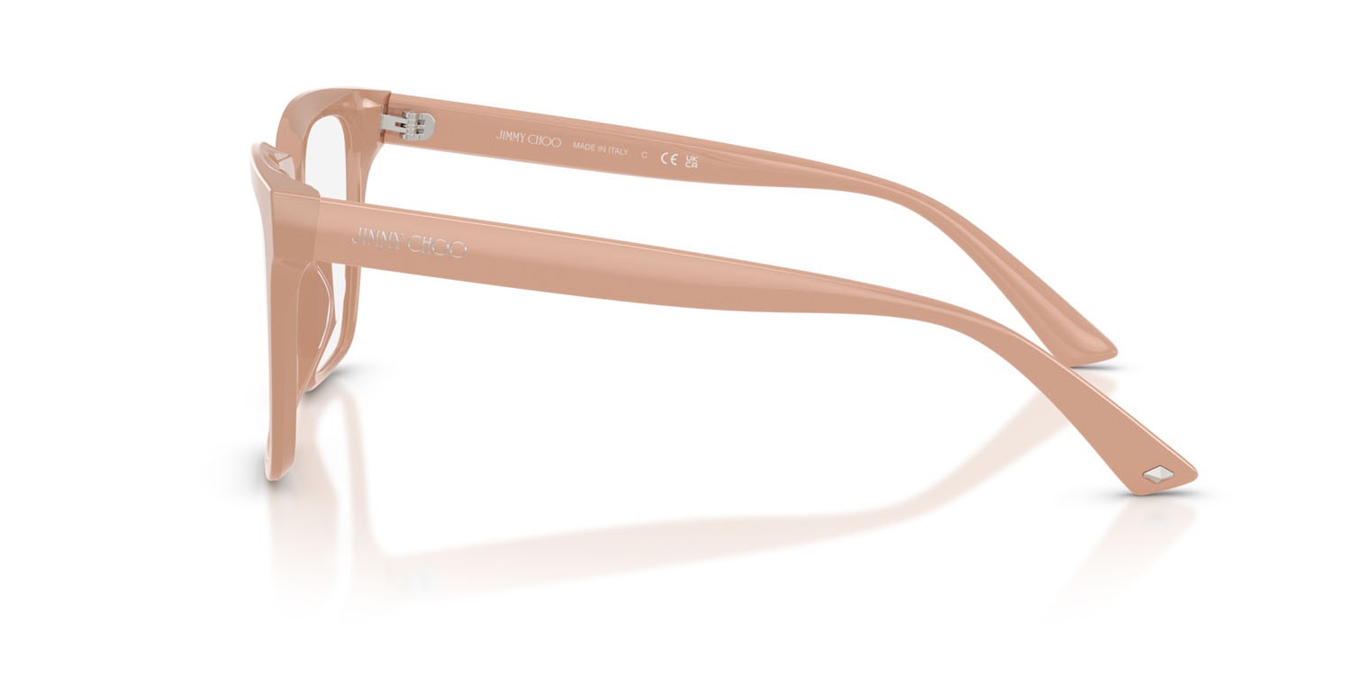 Eyeglasses Jimmy Choo JC 3040U (5019) color rosa shape square lenses lente demo