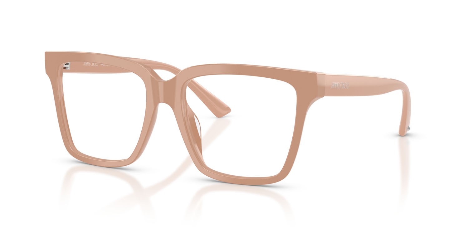 Eyeglasses Jimmy Choo JC 3040U (5019) color rosa shape square lenses lente demo
