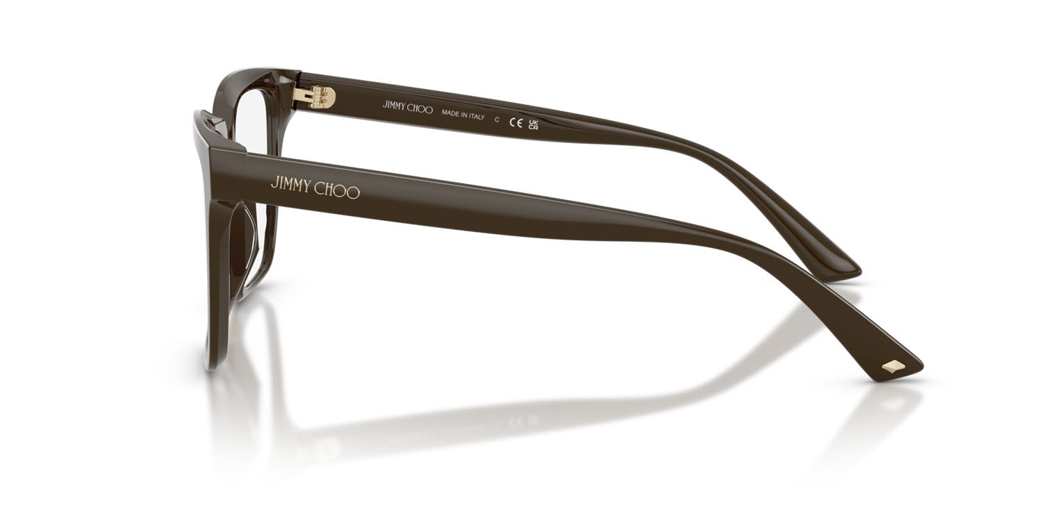 Eyeglasses Jimmy Choo JC 3040U (5060) color verde cappero shape square lenses lente demo