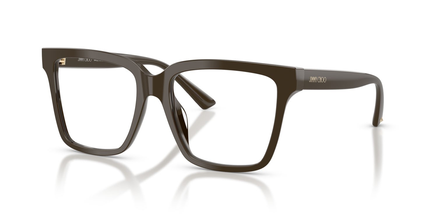 Eyeglasses Jimmy Choo JC 3040U (5060) color verde cappero shape square lenses lente demo