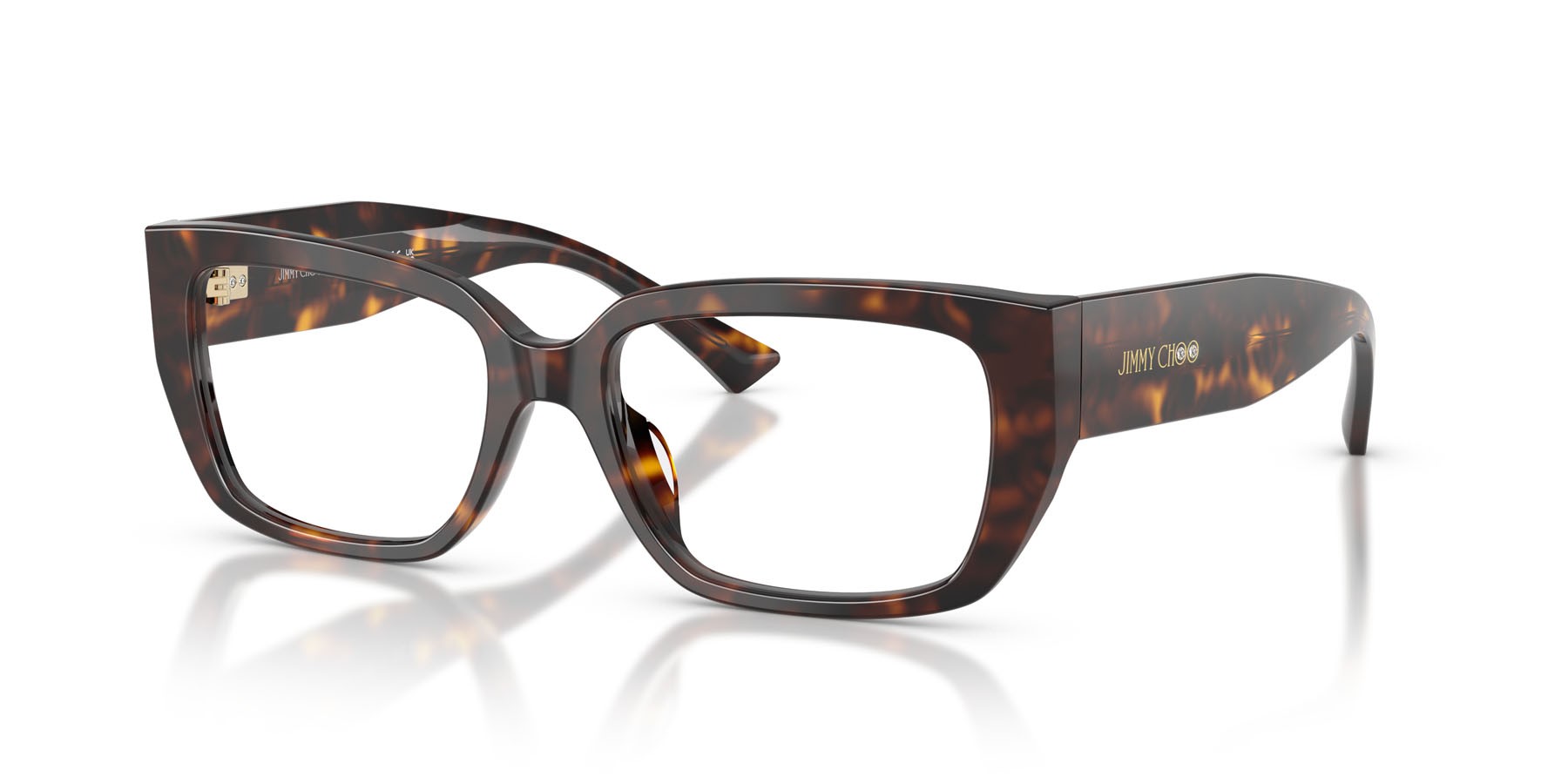 Eyeglasses Jimmy Choo JC 3041BU (5002) color havana shape square lenses lente demo