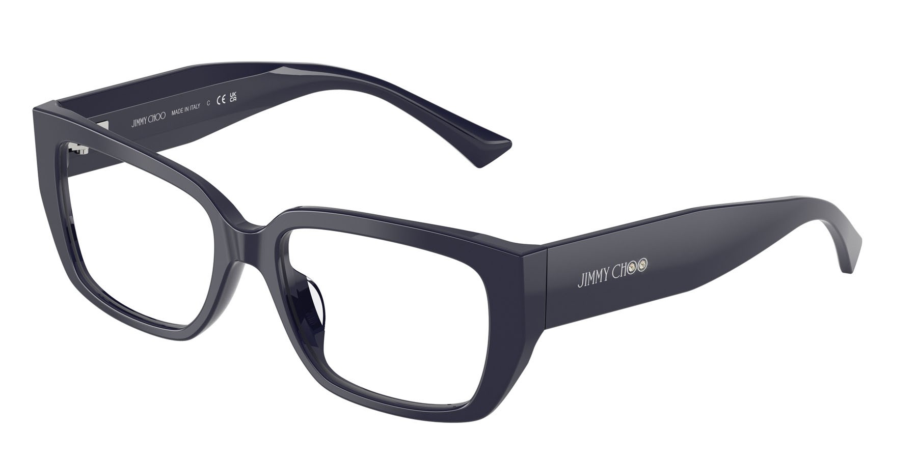 Eyeglasses Jimmy Choo JC 3041BU (5016) color blu navy shape square lenses lente demo
