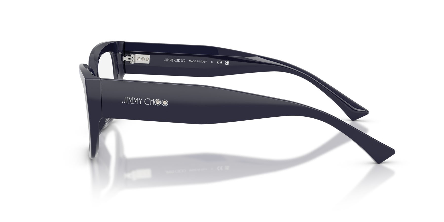 Eyeglasses Jimmy Choo JC 3041BU (5016) color blu navy shape square lenses lente demo