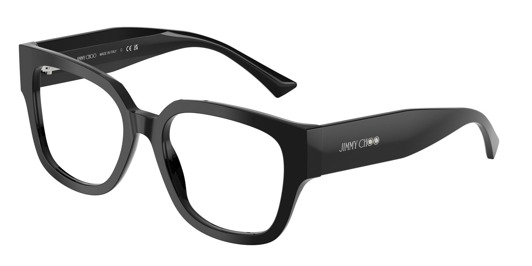 Eyeglasses Jimmy Choo JC 3042B (5000) color nero shape square lenses lente demo