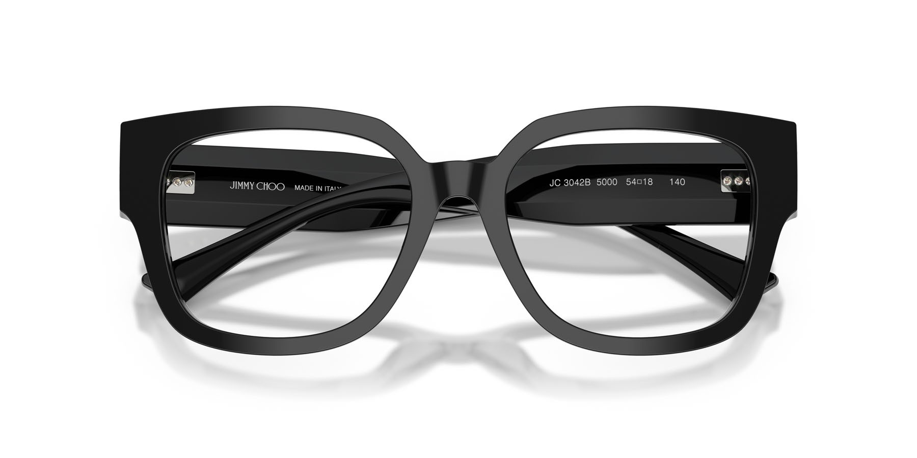 Eyeglasses Jimmy Choo JC 3042B (5000) color nero shape square lenses lente demo