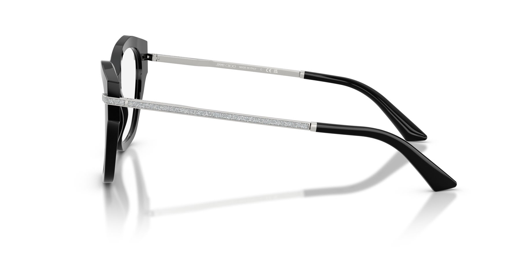 Eyeglasses Jimmy Choo JC 3043J (5000) color nero shape cat eye lenses lente demo