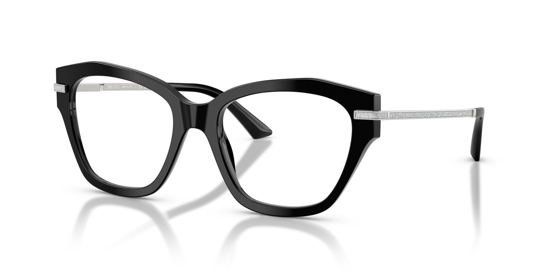 Eyeglasses Jimmy Choo JC 3043J (5000) color nero shape cat eye lenses lente demo