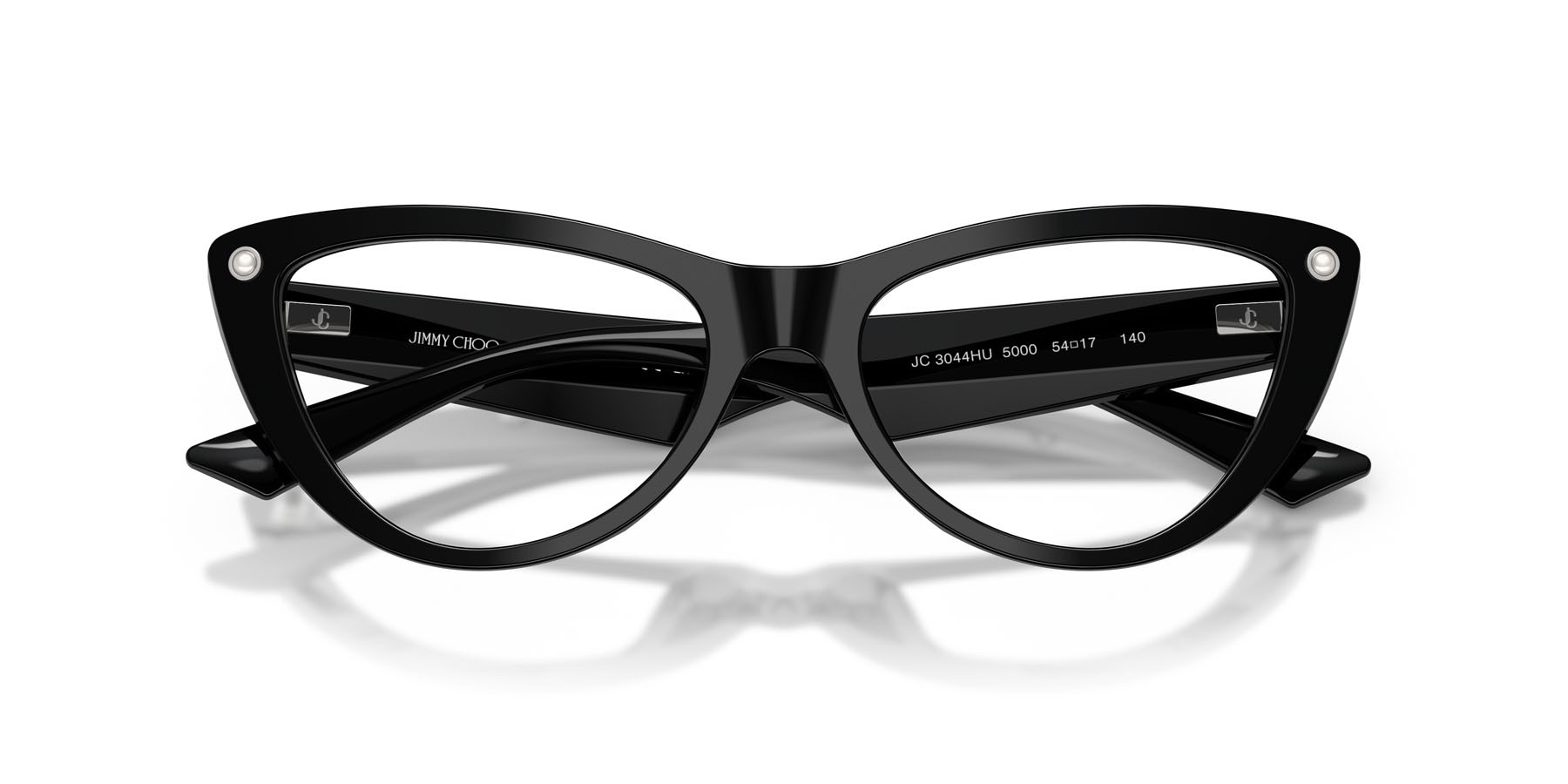 Eyeglasses Jimmy Choo JC 3044HU (5000) color nero shape cat eye lenses lente demo