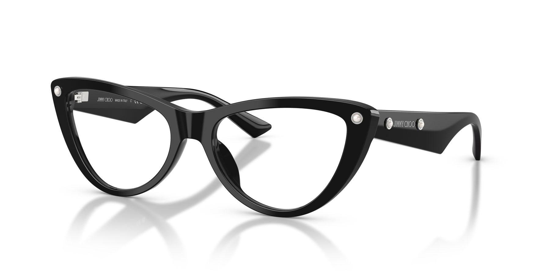Eyeglasses Jimmy Choo JC 3044HU (5000) color nero shape cat eye lenses lente demo