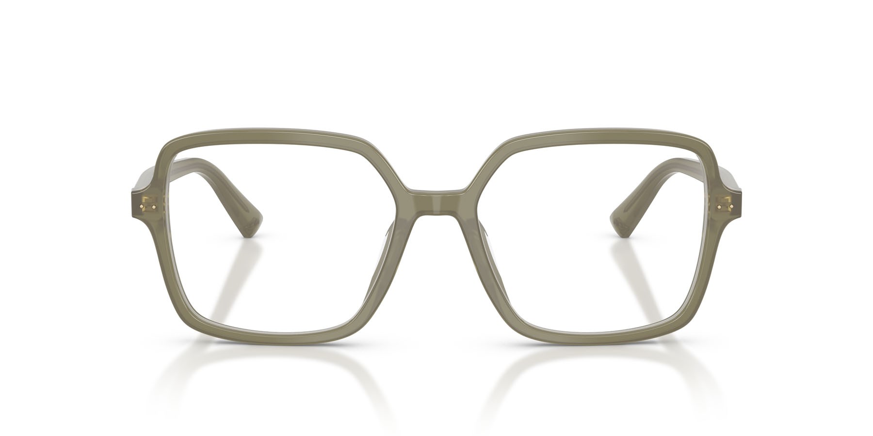 Eyeglasses Jimmy Choo JC 3046U (5082) color verde opalino shape square lenses lente demo