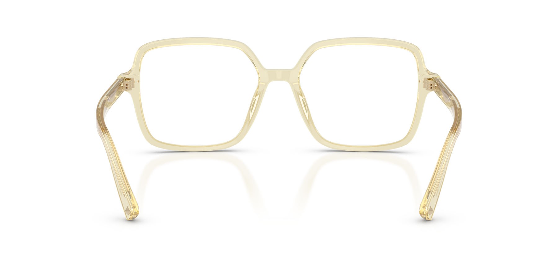 Eyeglasses Jimmy Choo JC 3046U (5083) color giallo trasparente shape square lenses lente demo