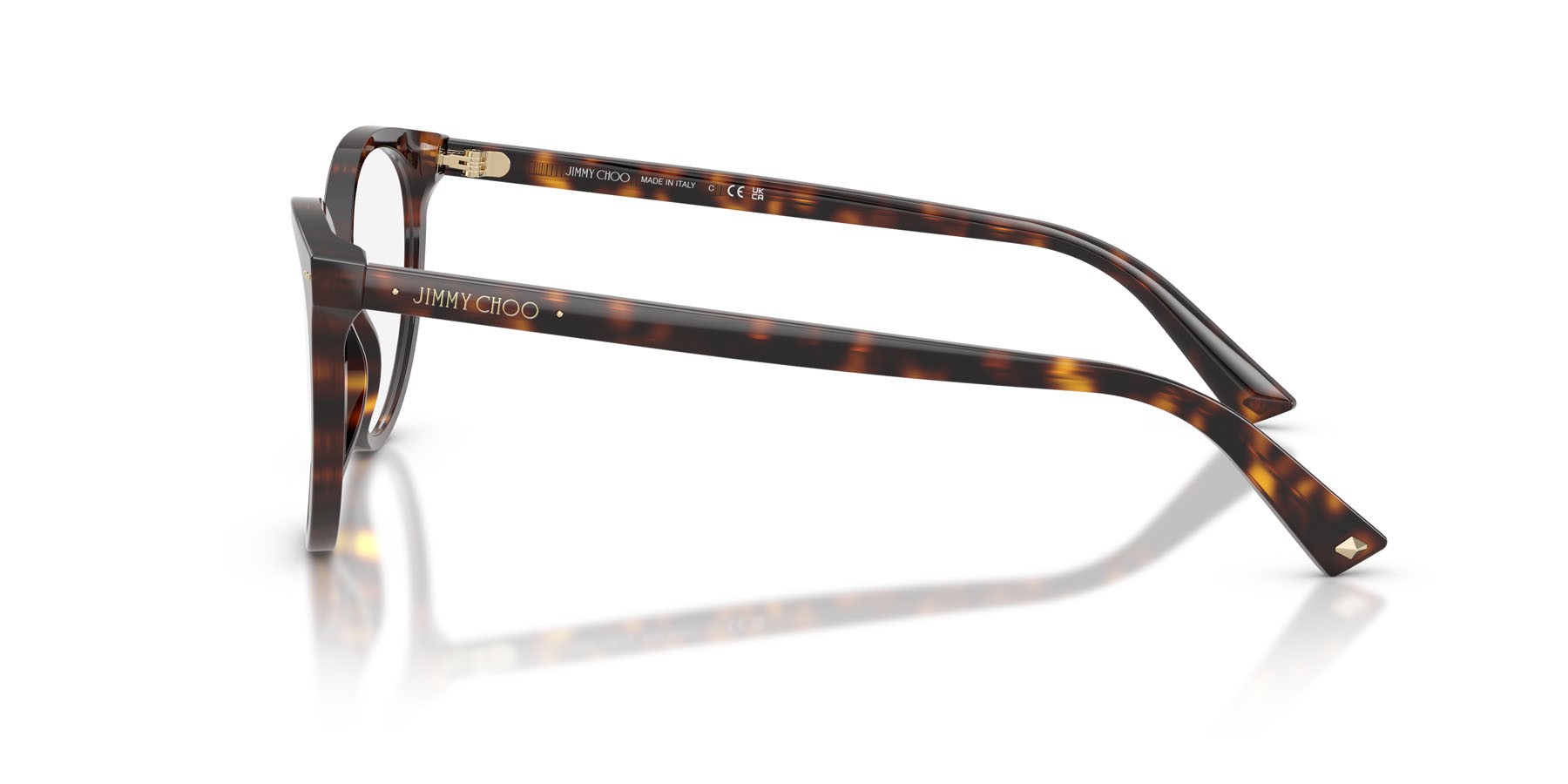 Eyeglasses Jimmy Choo JC 3047 (5002) color havana shape pantos lenses lente demo