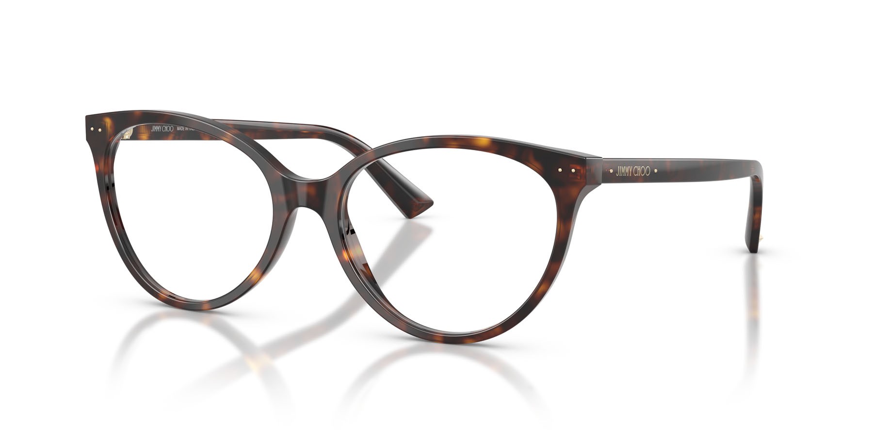 Eyeglasses Jimmy Choo JC 3047 (5002) color havana shape pantos lenses lente demo