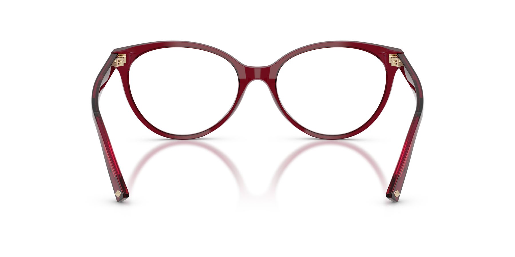 Eyeglasses Jimmy Choo JC 3047 (5062) color rosso cranberry trasparente shape pantos lenses lente demo