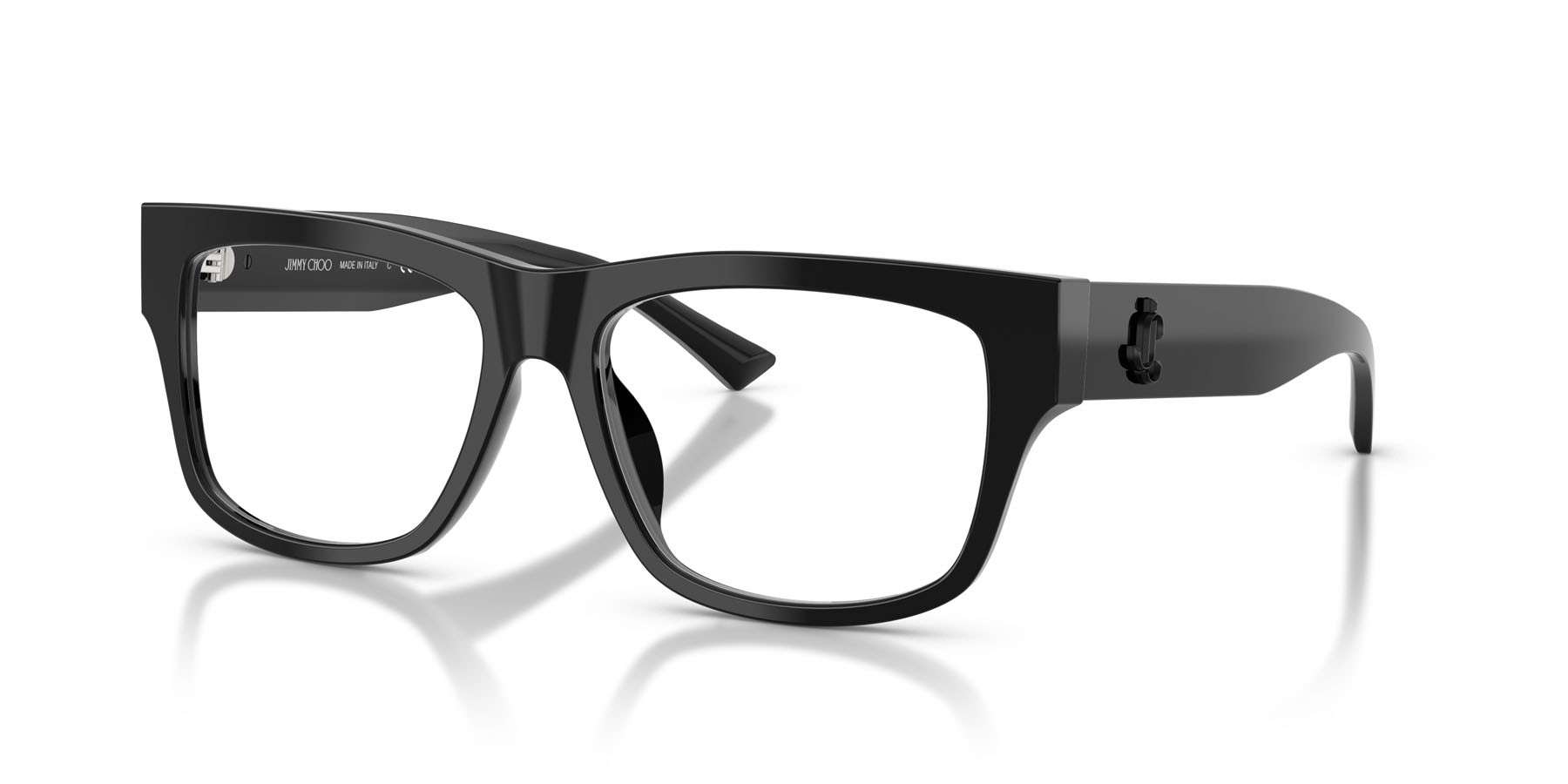 Eyeglasses Jimmy Choo JC 3049U (5000) color nero shape square lenses lente demo