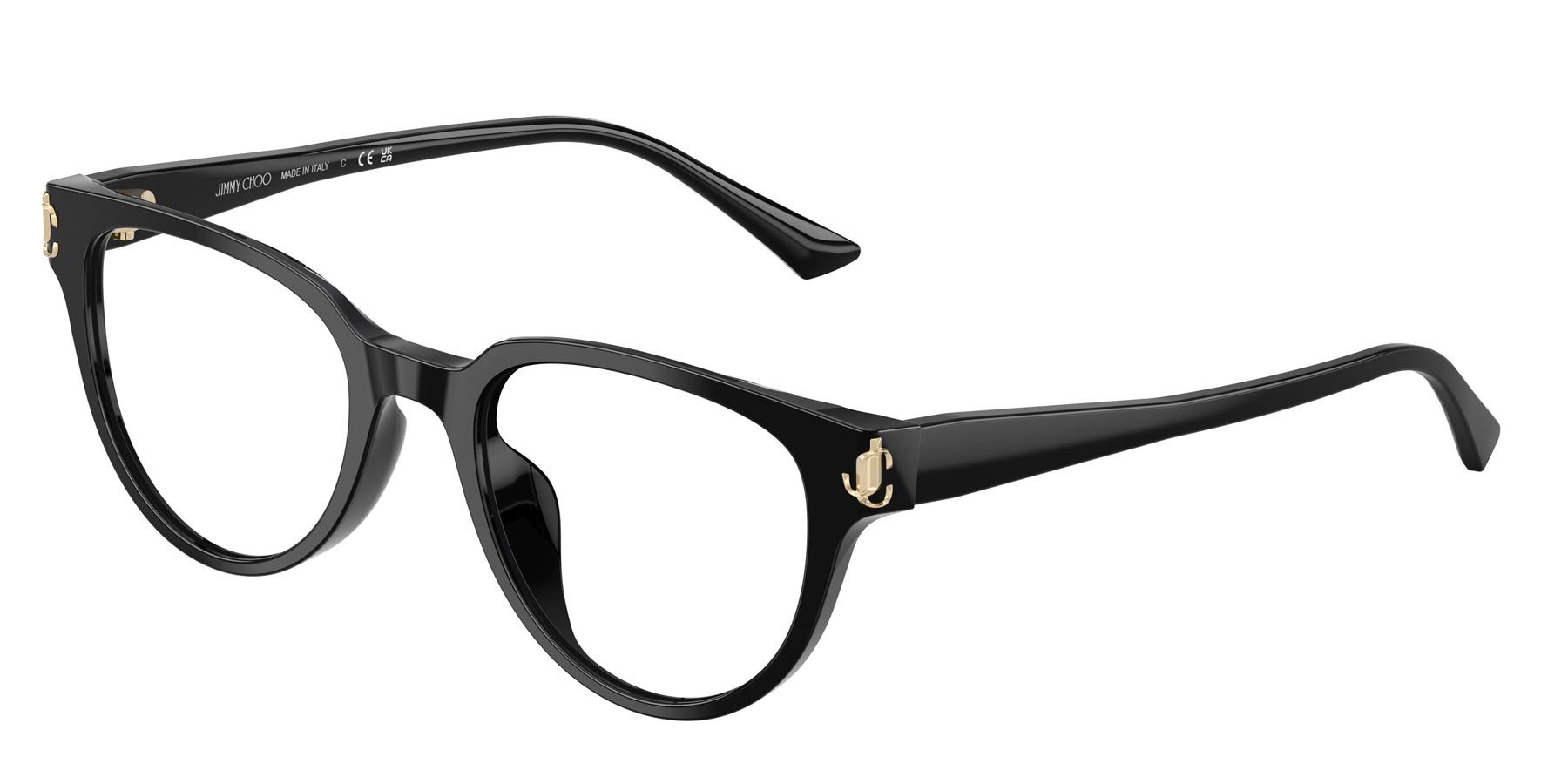 Eyeglasses Jimmy Choo JC 3051D (5000) color nero shape pantos lenses lente demo