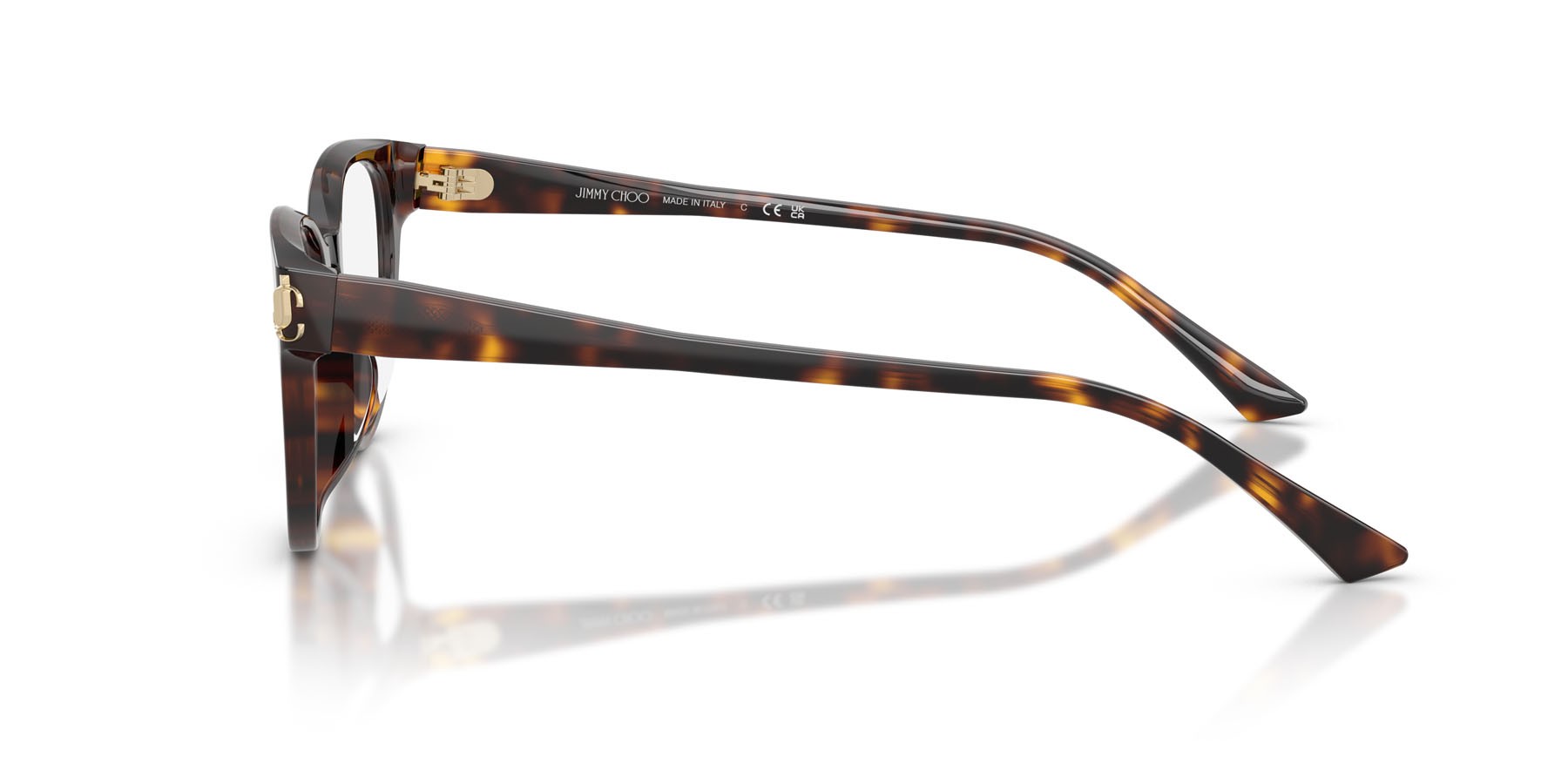 Eyeglasses Jimmy Choo JC 3051D (5002) color havana shape pantos lenses lente demo