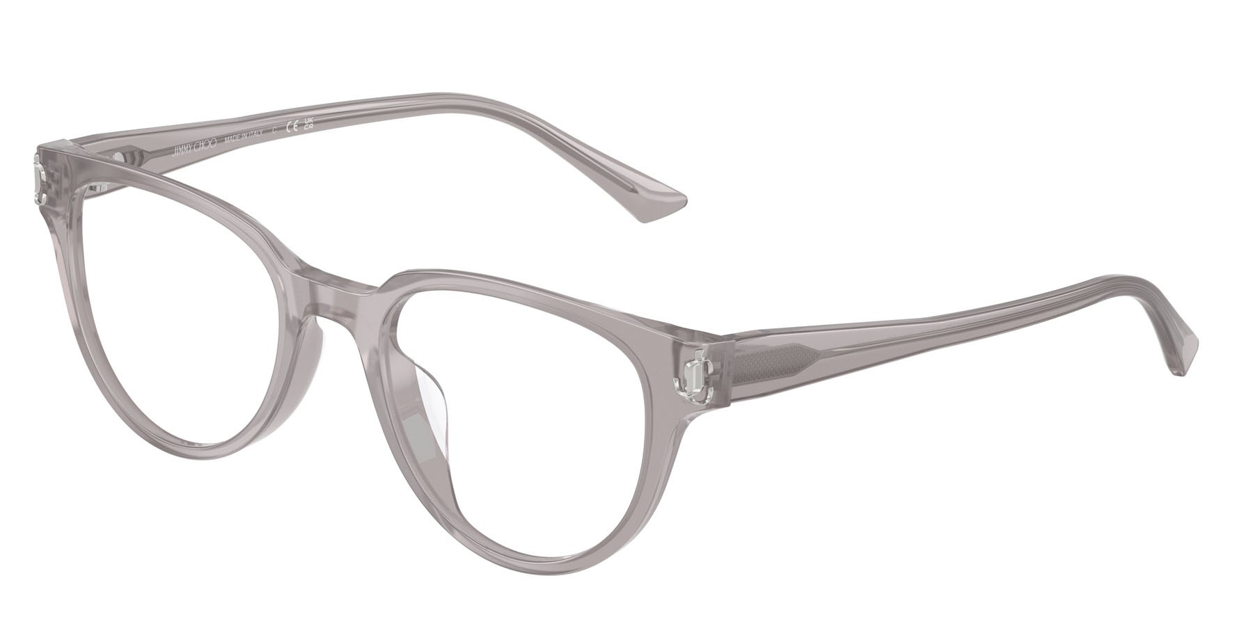 Eyeglasses Jimmy Choo JC 3051D (5096) color opaline gray shape pantos lenses lente demo