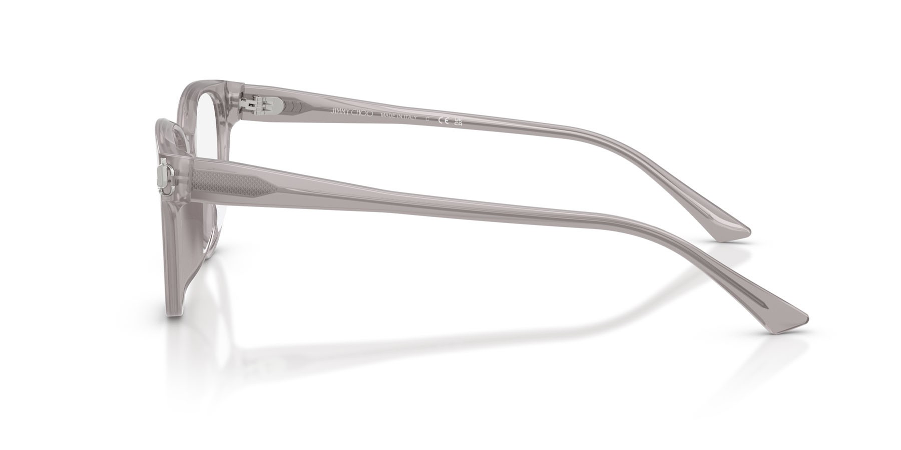 Eyeglasses Jimmy Choo JC 3051D (5096) color opaline gray shape pantos lenses lente demo
