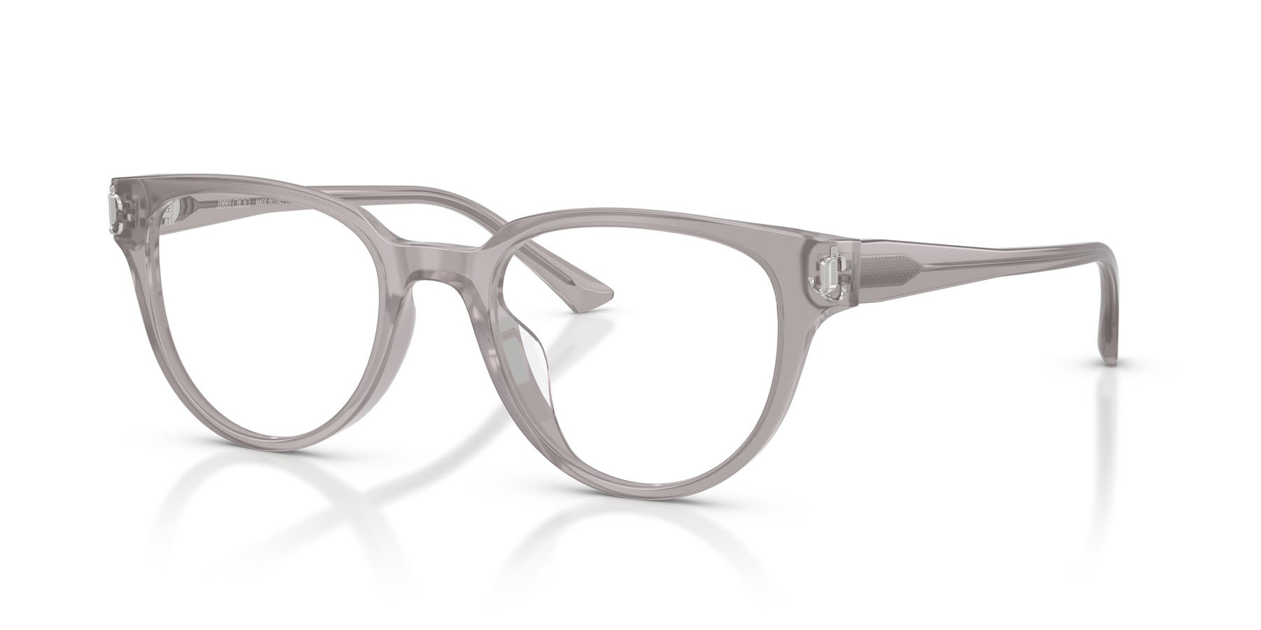 Eyeglasses Jimmy Choo JC 3051D (5096) color opaline gray shape pantos lenses lente demo