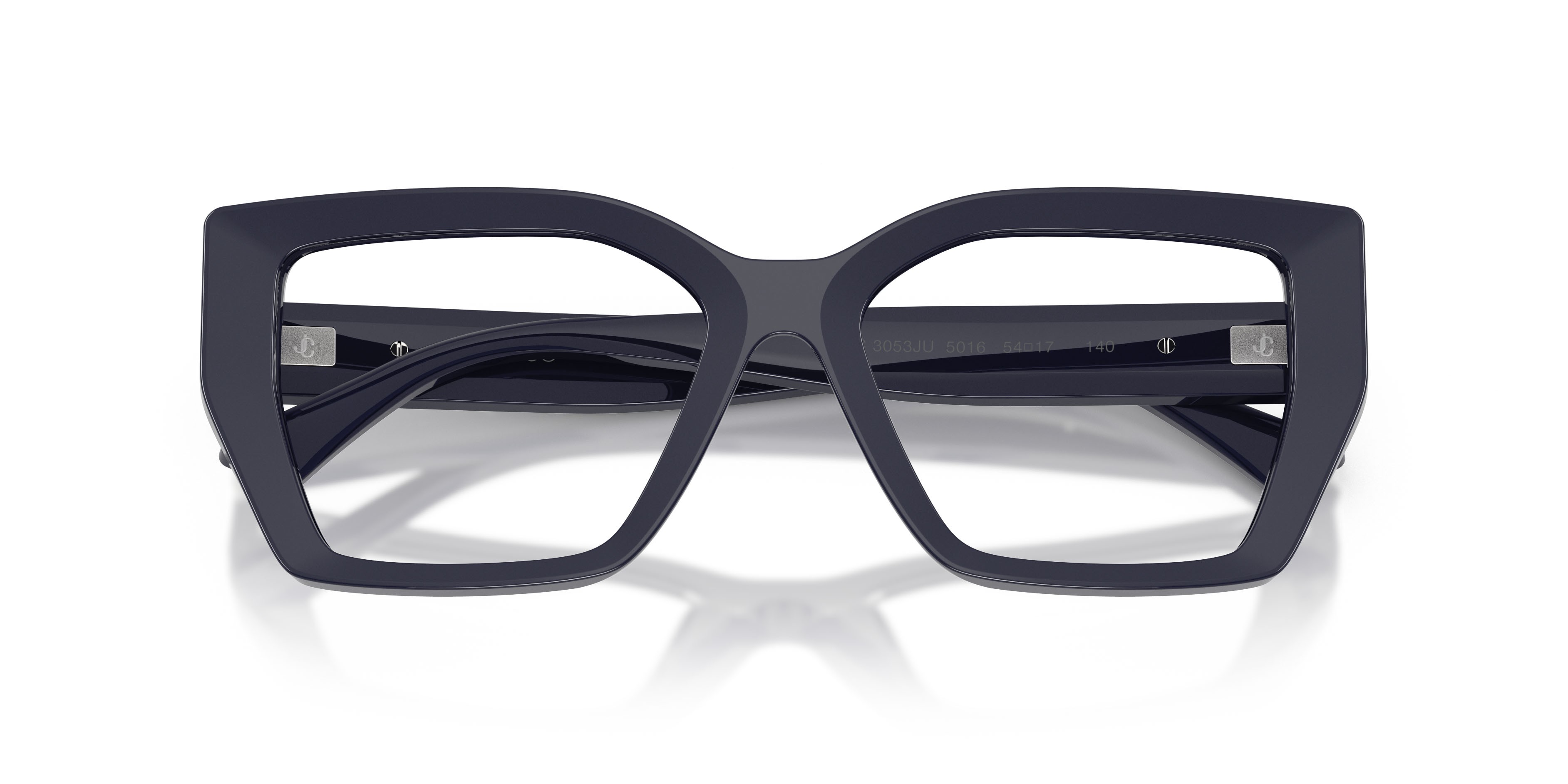 Eyeglasses Jimmy Choo JC 3053JU (5016) color blu navy shape irregular lenses lente demo