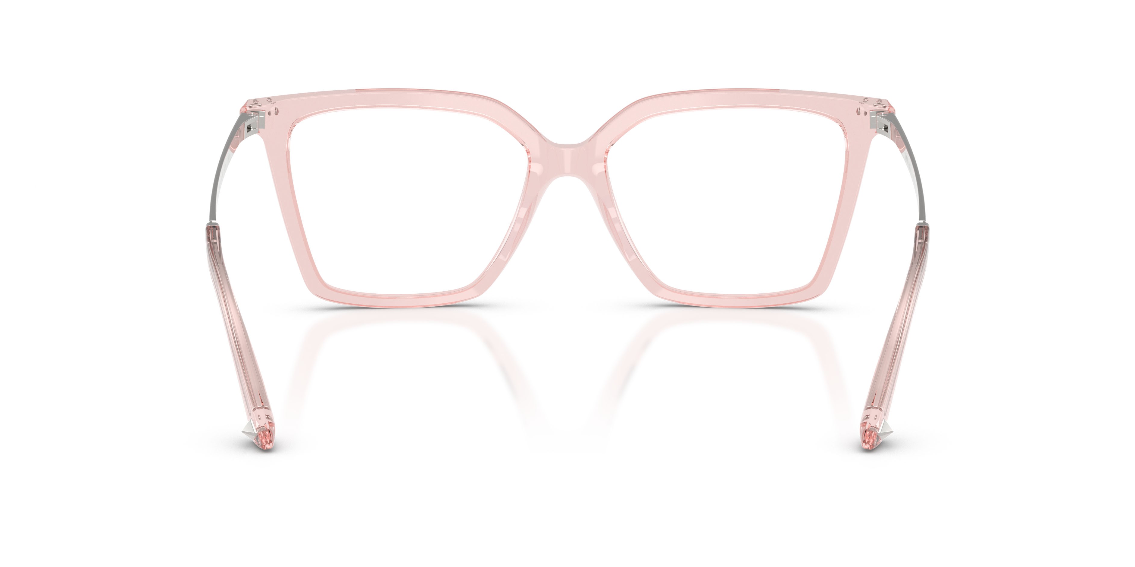 Eyeglasses Jimmy Choo JC 3054U (5034) color rosa trasparente shape cat eye lenses lente demo