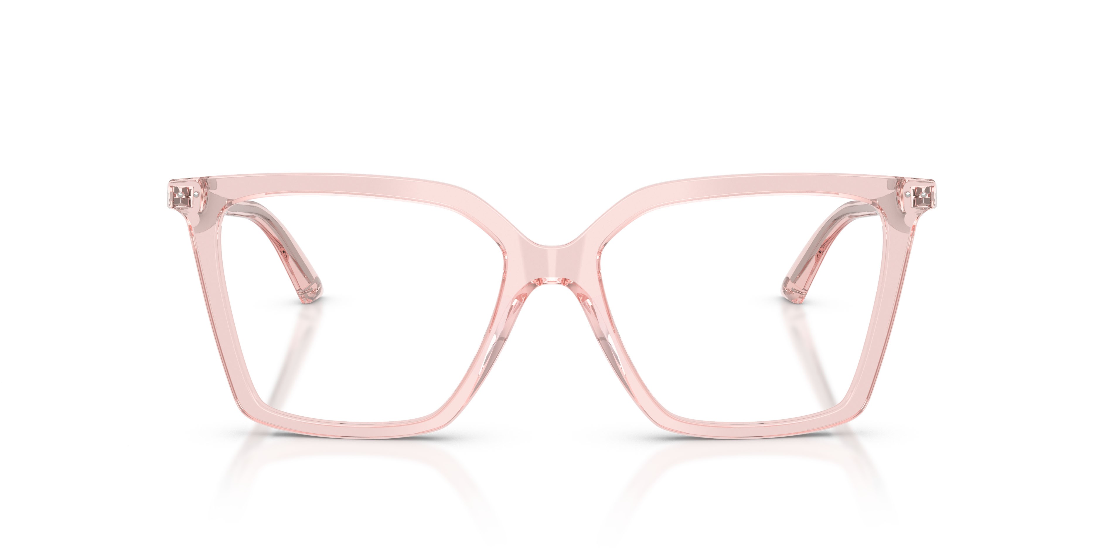 Eyeglasses Jimmy Choo JC 3054U (5034) color rosa trasparente shape cat eye lenses lente demo