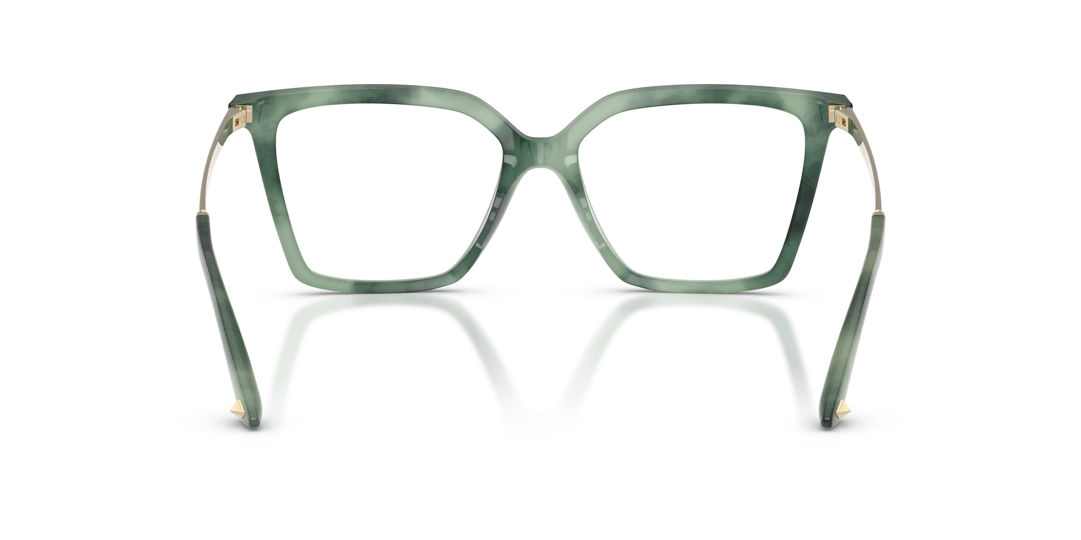Eyeglasses Jimmy Choo JC 3054U (5099) color havana verde shape cat eye lenses lente demo