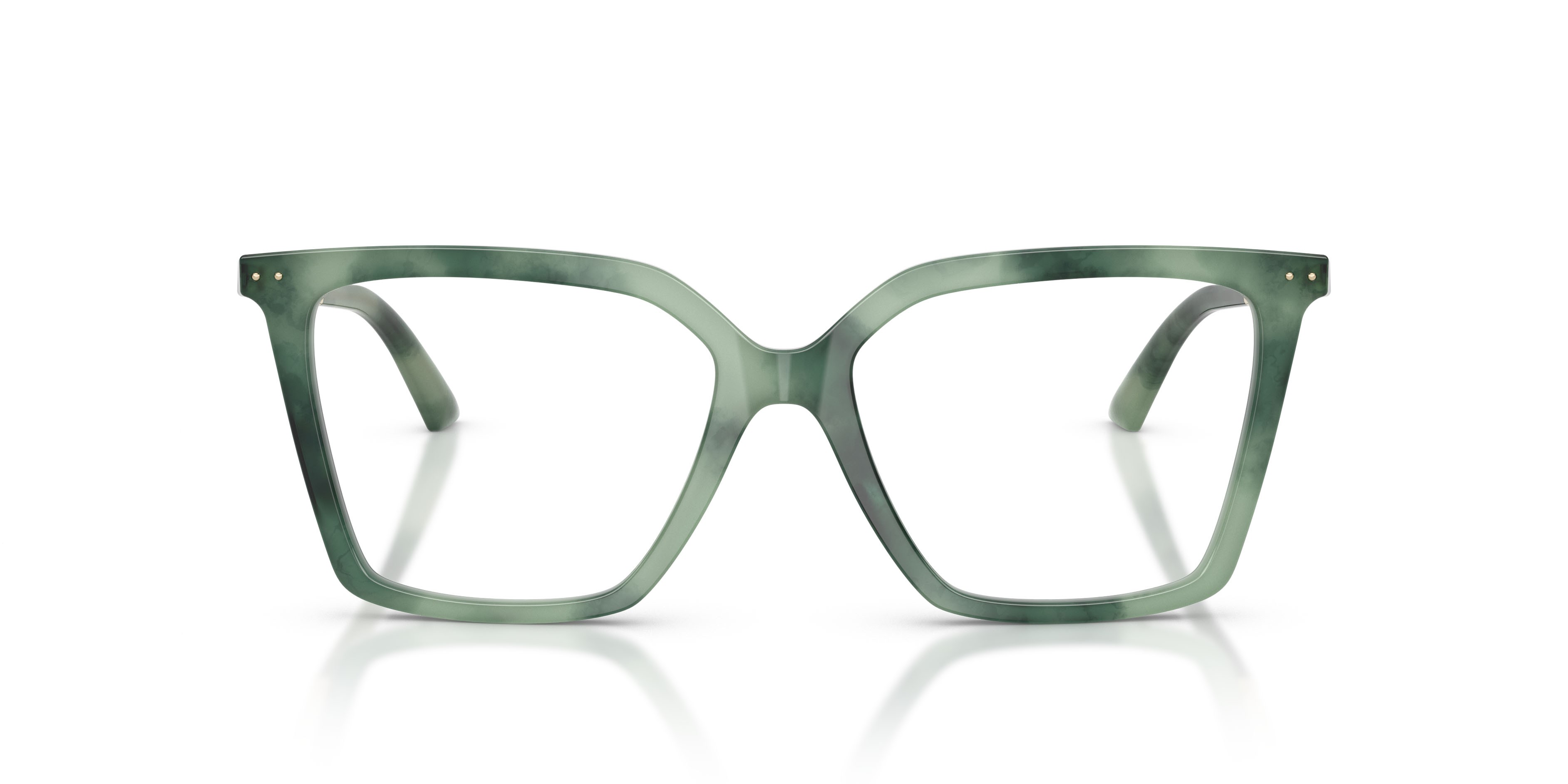 Eyeglasses Jimmy Choo JC 3054U (5099) color havana verde shape cat eye lenses lente demo