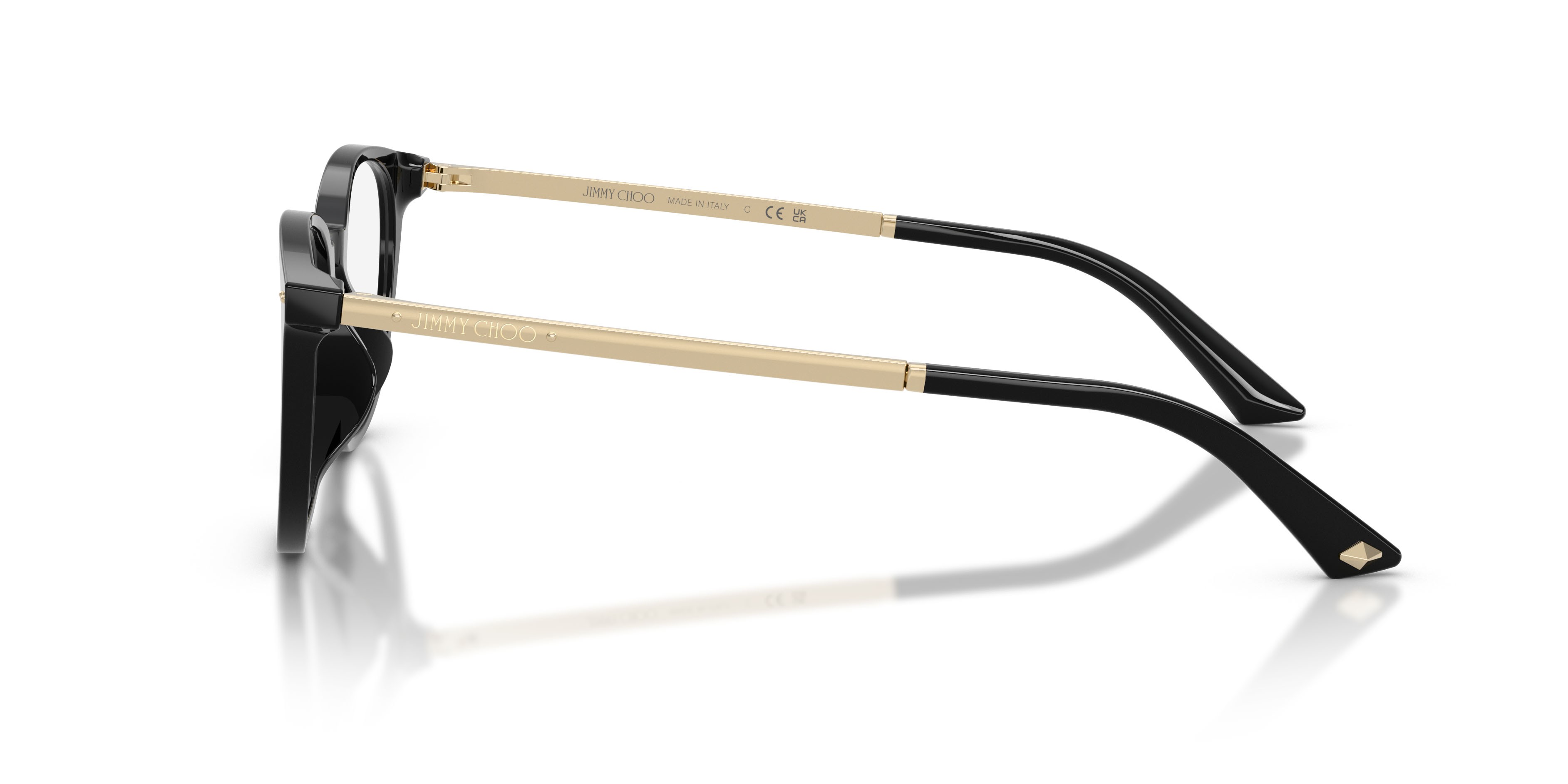 Eyeglasses Jimmy Choo JC 3055D (5000) color nero shape pantos lenses lente demo