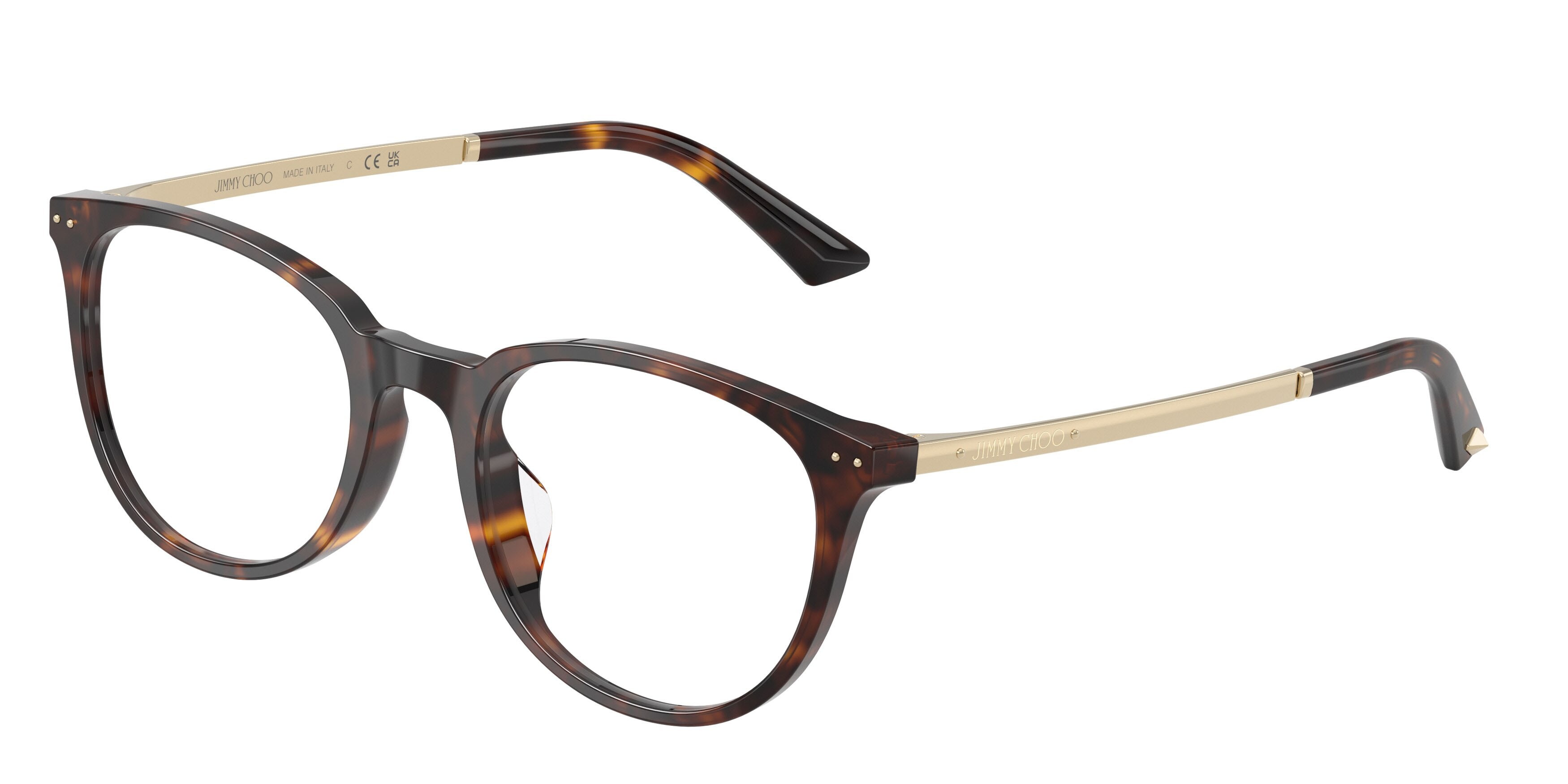 Eyeglasses Jimmy Choo JC 3055D (5002) color havana shape pantos lenses lente demo