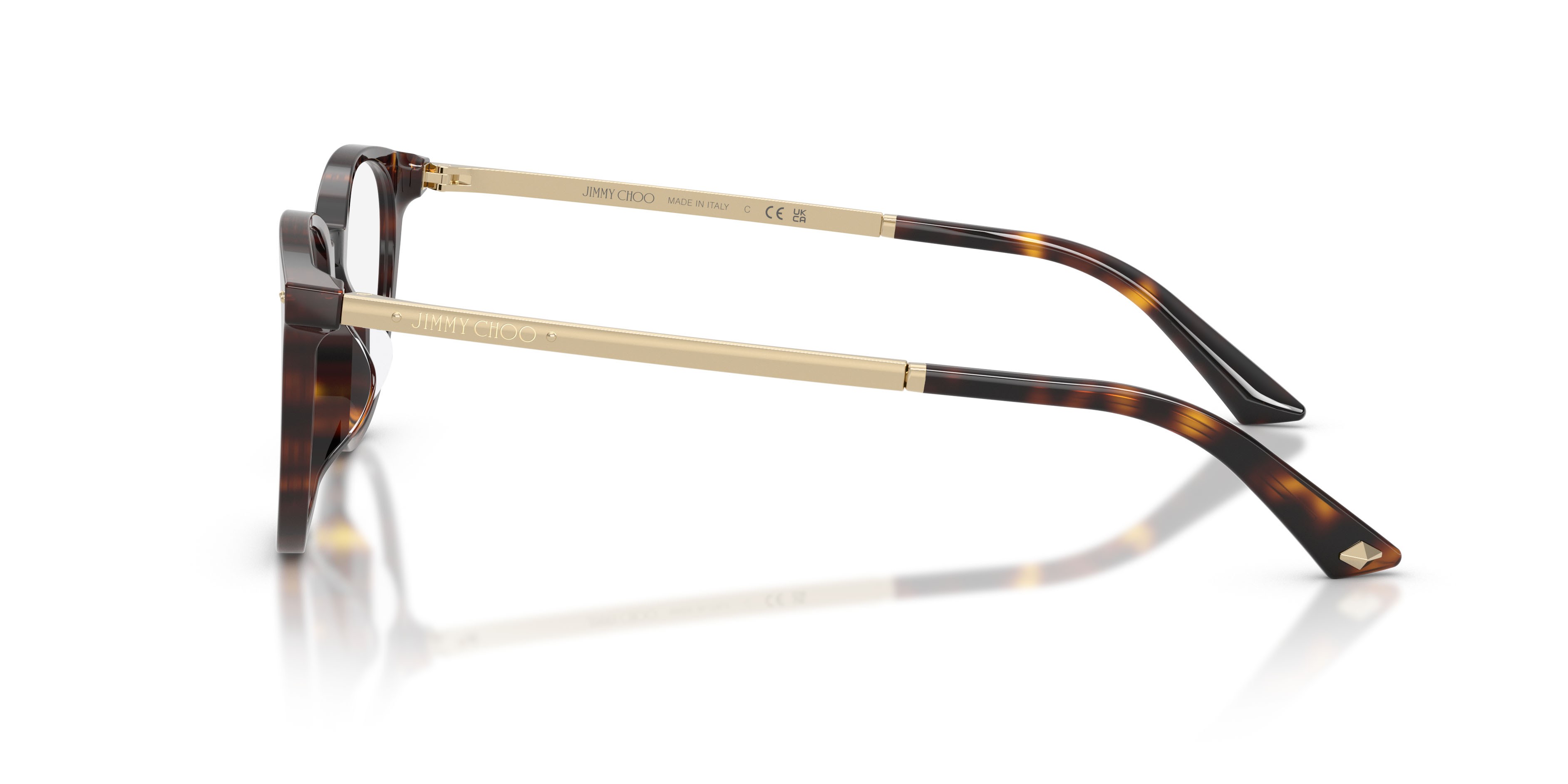 Eyeglasses Jimmy Choo JC 3055D (5002) color havana shape pantos lenses lente demo