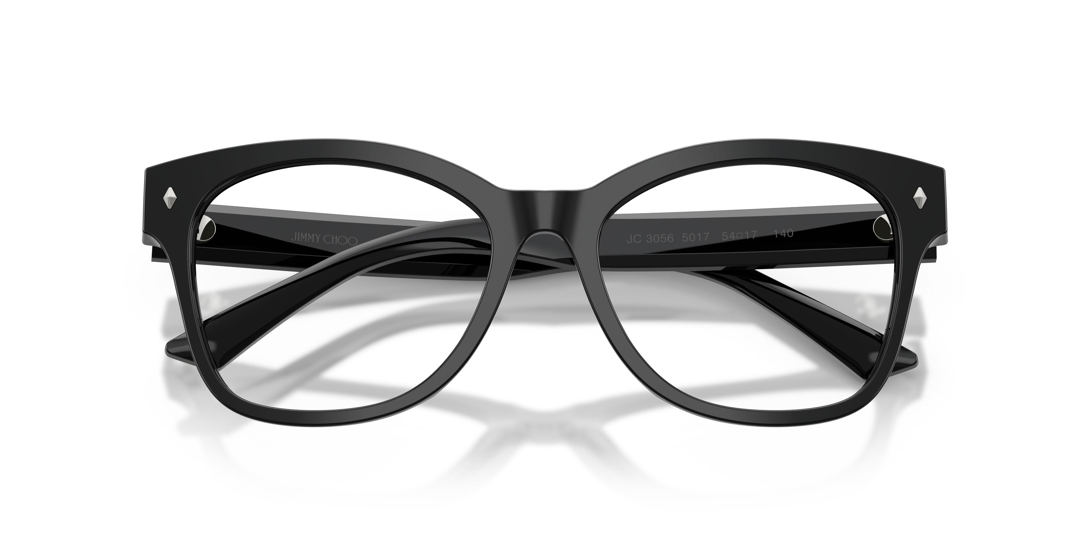 Eyeglasses Jimmy Choo JC 3056 (5017) color nero shape square lenses lente demo