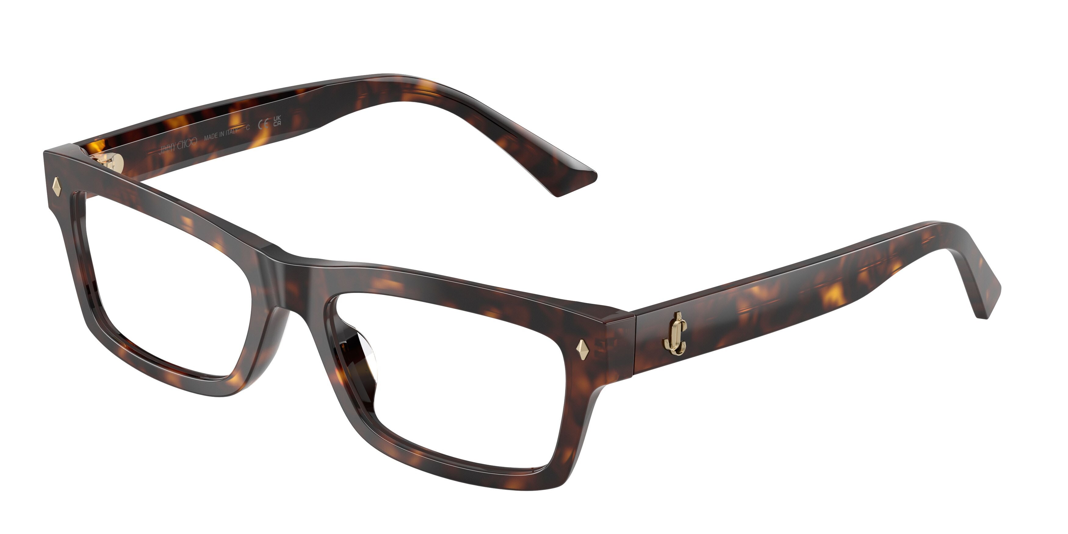 Eyeglasses Jimmy Choo JC 3057U (5002) color havana shape rectangle lenses lente demo